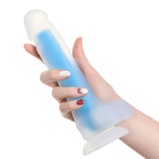 Фаллос Glow Beyond, синий