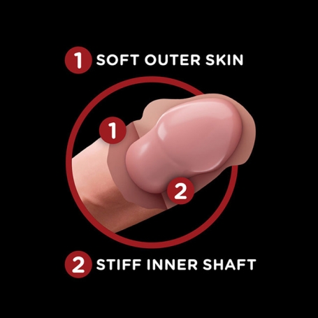 Фаллос King Cock Plus 6,5" Triple Density